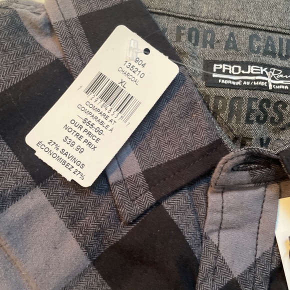 Saks and 5th Ave  Long Sleeve button down shirt - Picture 3 of 3